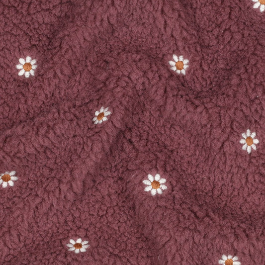 Teddy Broderade Blommor 'Dark Rose'