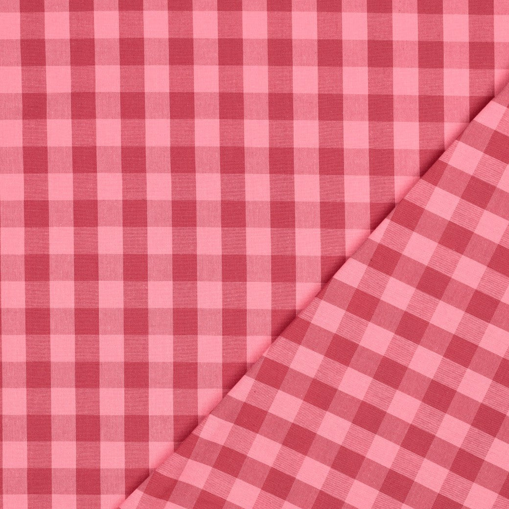 Checkered Woven Big 'Pink'