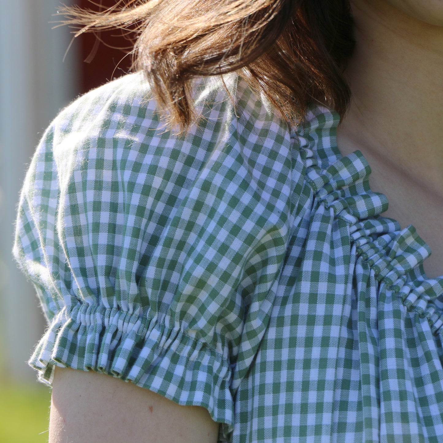 Checkered Woven 'Dark Mint'