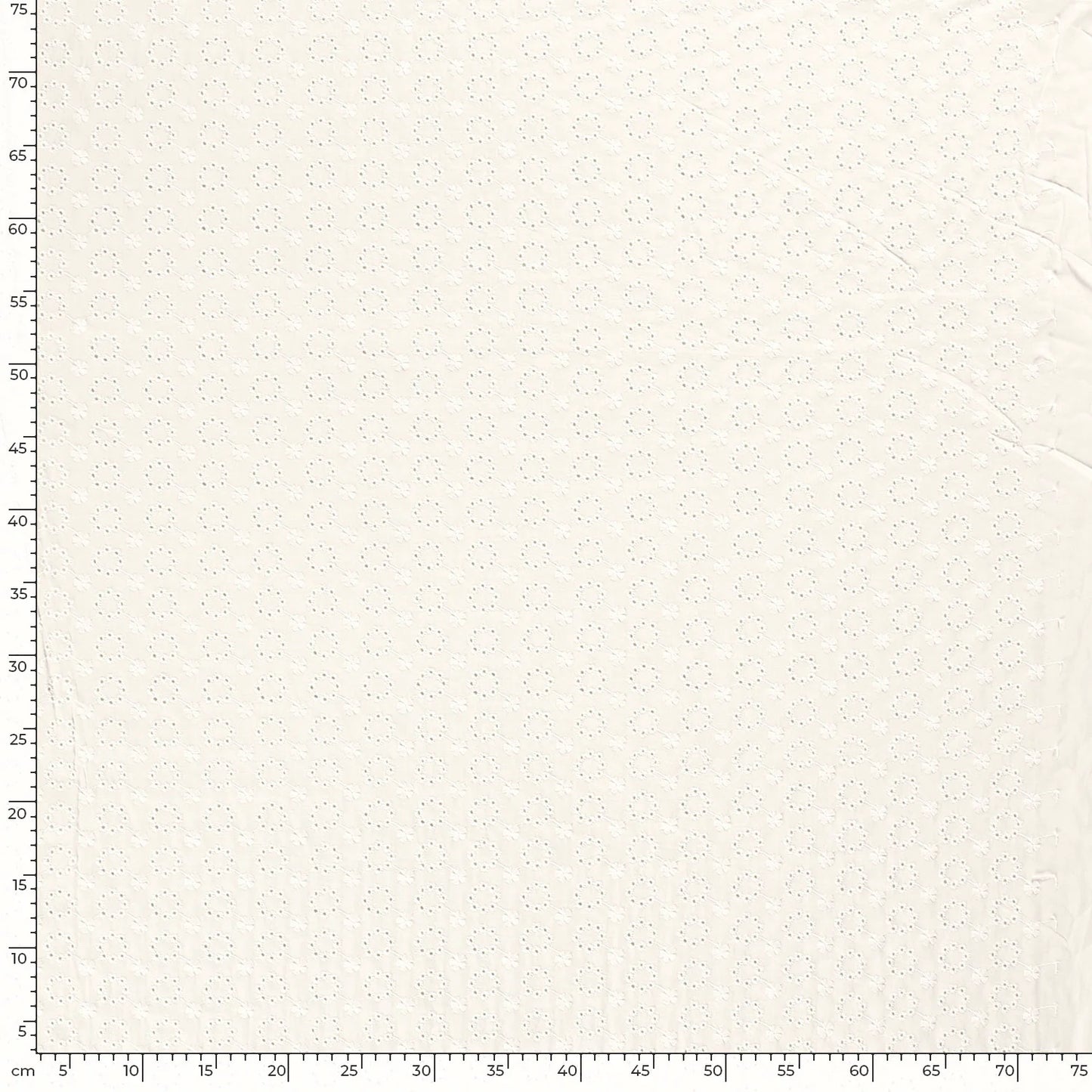 Broderad Vävd 'Blomsterkrans'