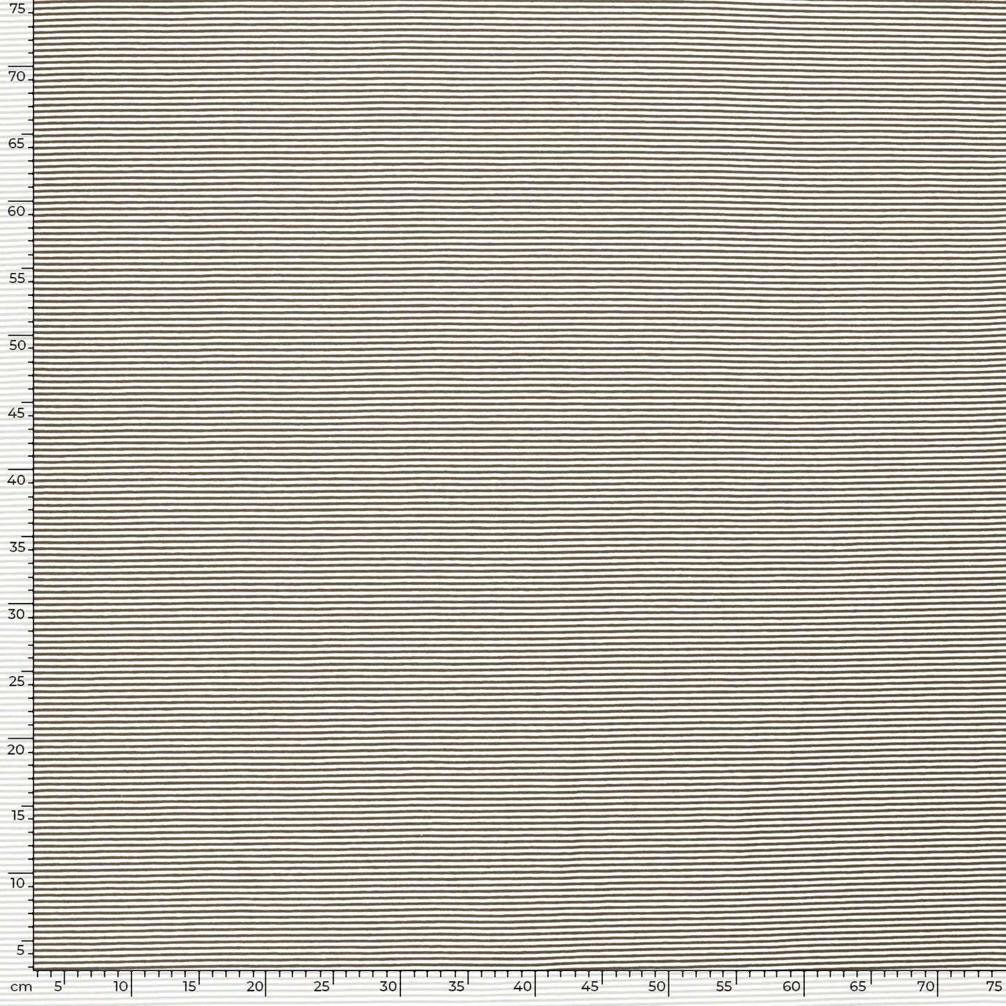 Randig Trikå 'Dark Brown'