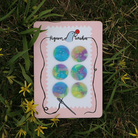 Knappar 'Multicolour' 25mm