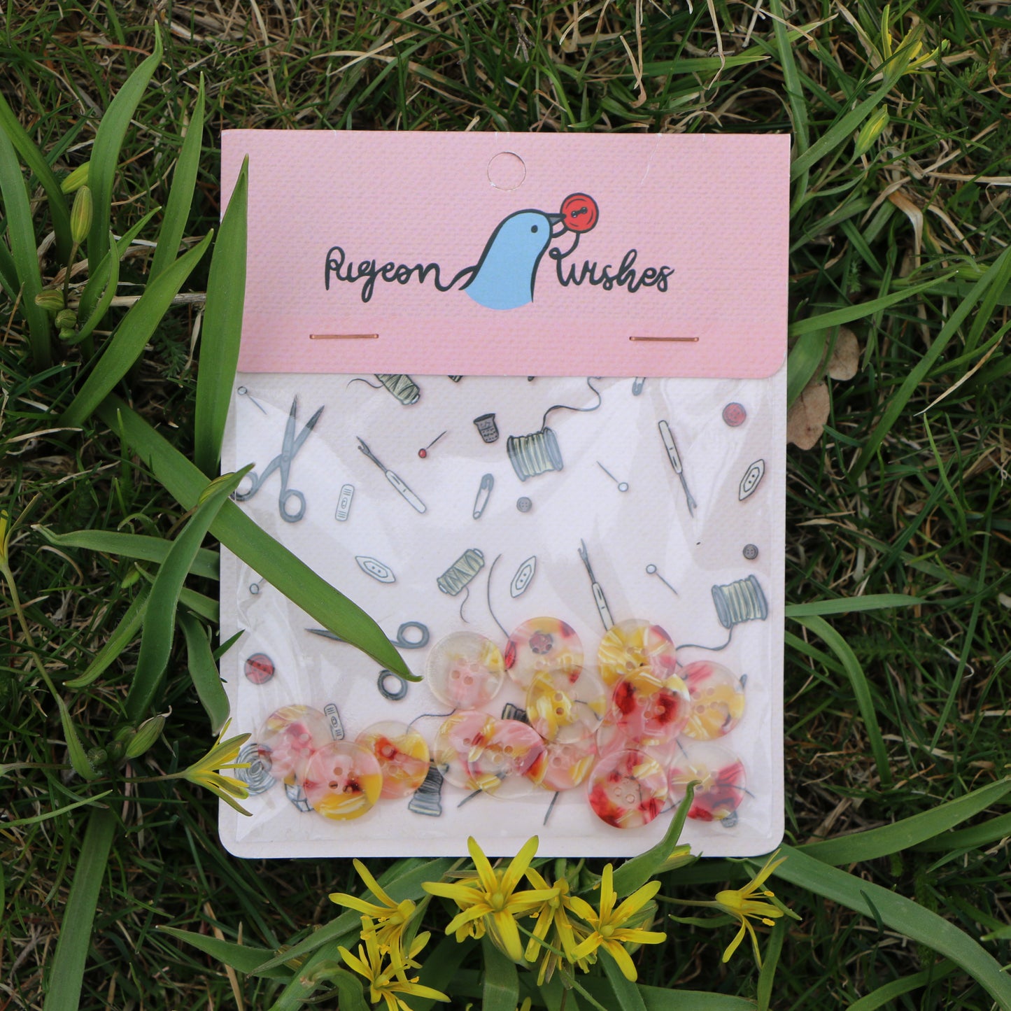 Knappar 'Summer' 15mm