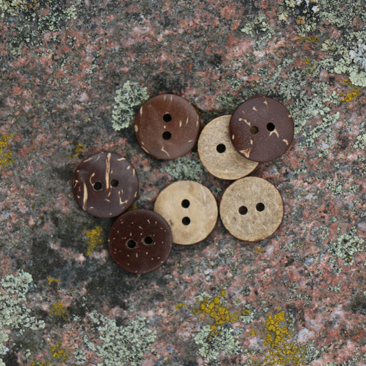 Knopf Kokos 15mm