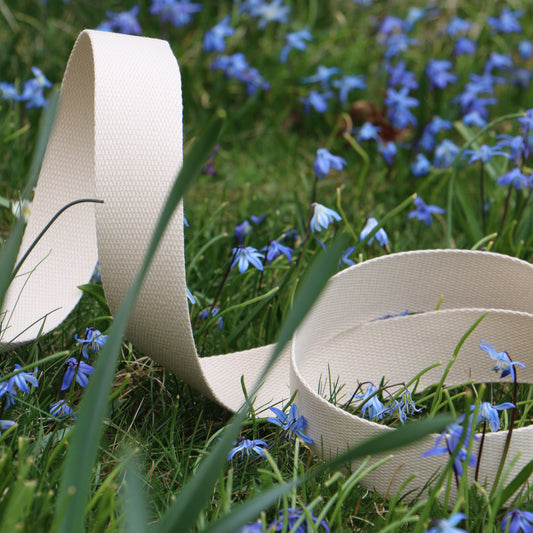 Väskband 40mm 'Creme'