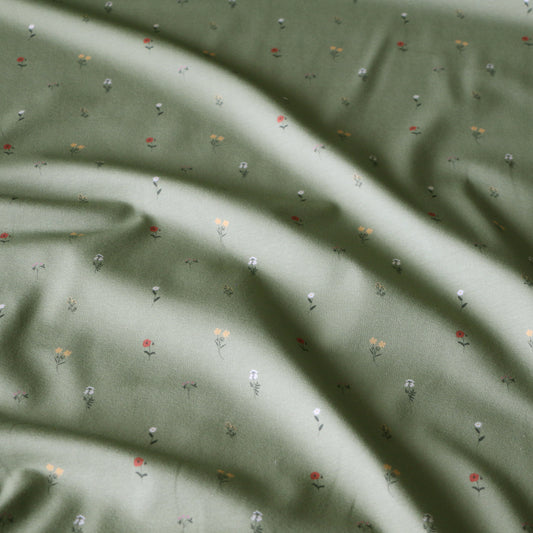 Trikå Vildblommor 'Light Green'