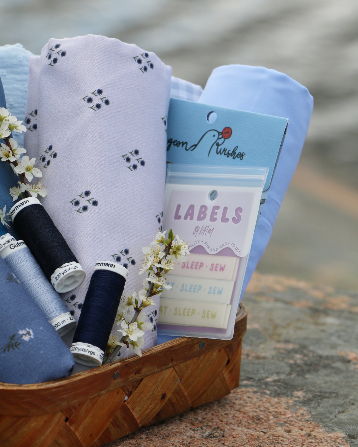 Vävd Blåklint 'Creme'