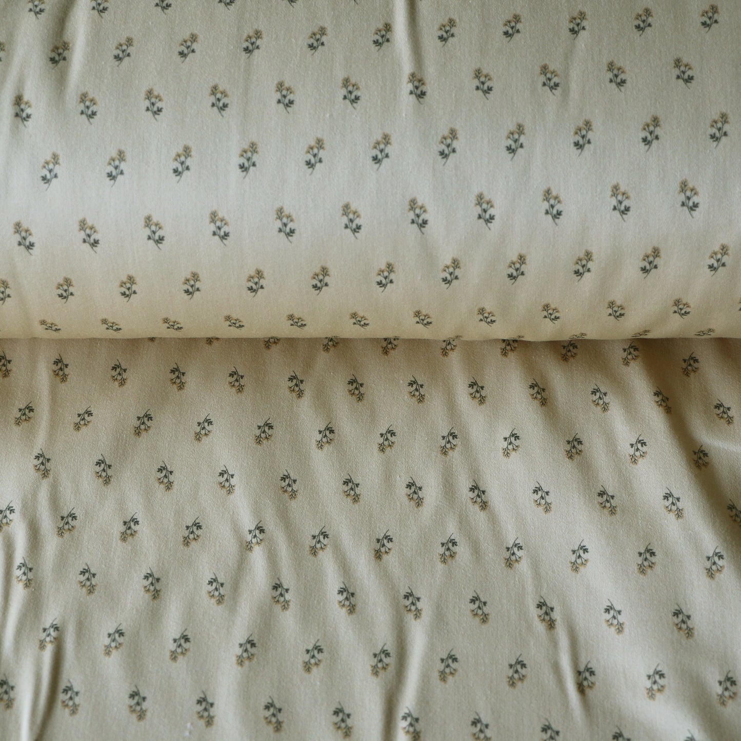 Woven Cotton Yellow Bedstraw 'Butter'