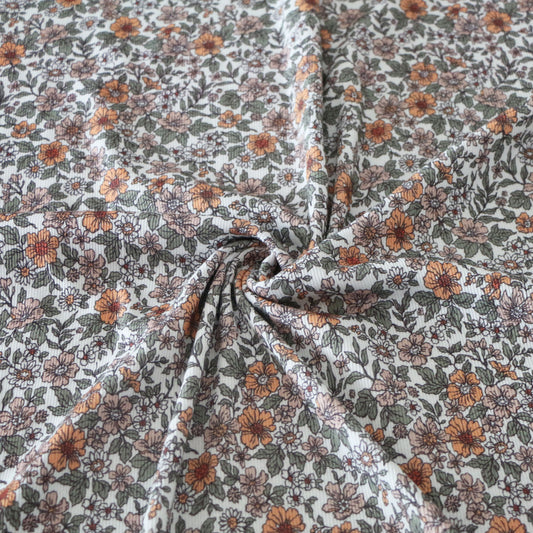 Ribbad Trikå Retromix 'Creme*