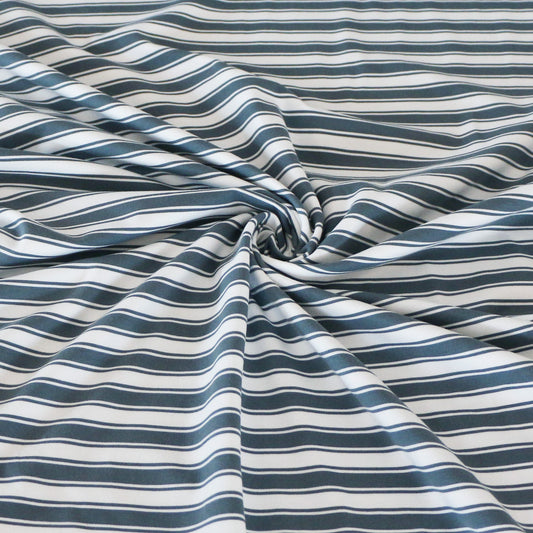 Striped Jersey Retro 'Blue'