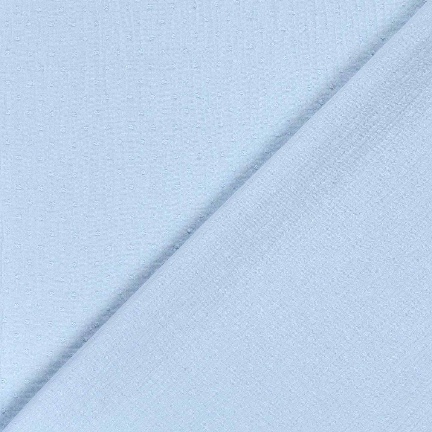 Enfärgad Muslin 'Sky Blue'
