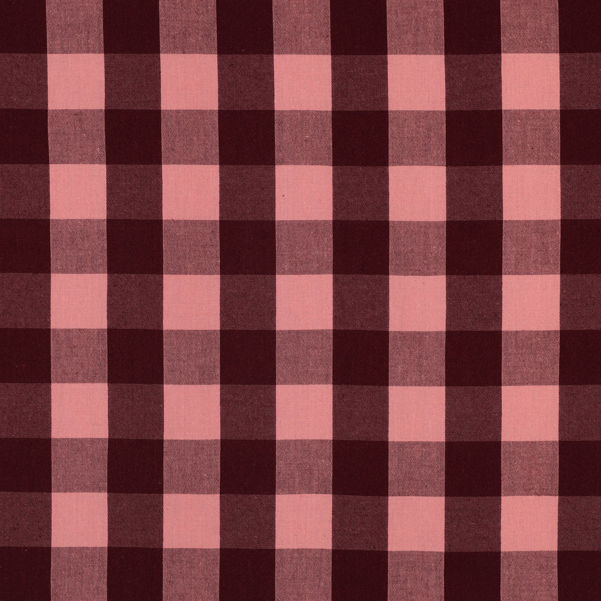 Rutig Vävd Stor 'Aubergine & Light Pink'