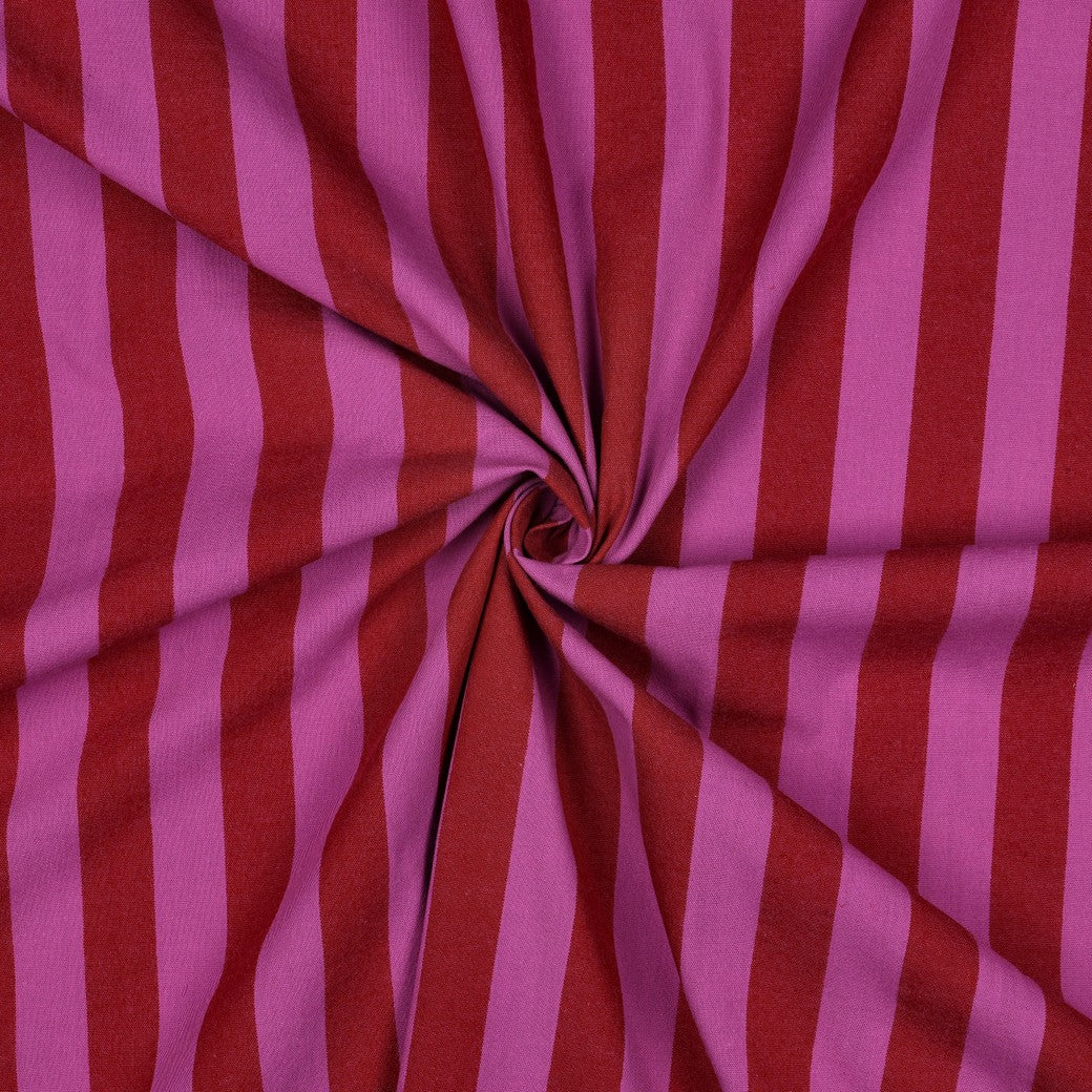 Randig Vävd 'Pink & Red'