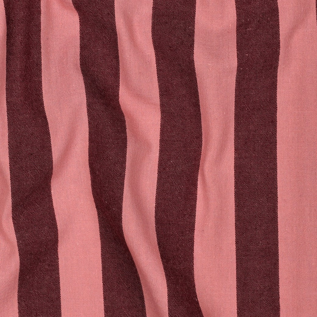 Checkered Woven Big 'Aubergine & Light Pink'