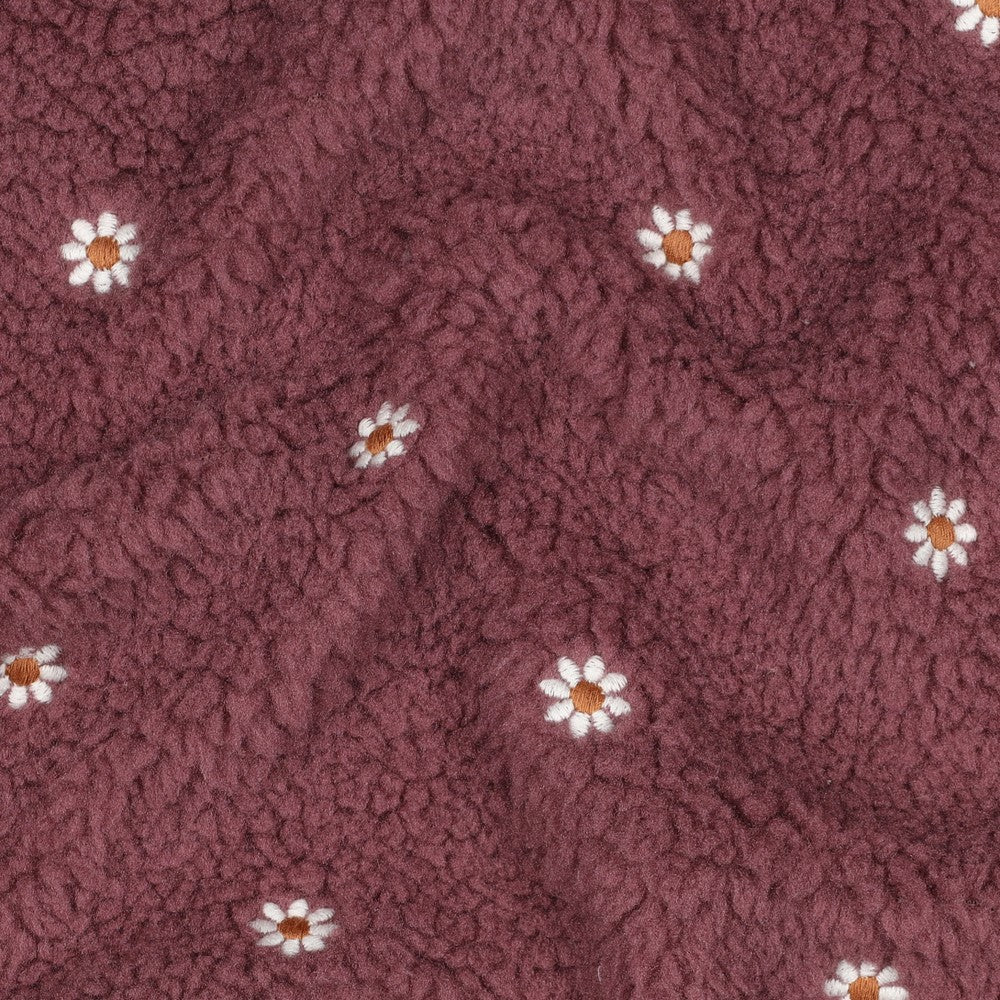 Teddy Broderade Blommor 'Dark Rose'