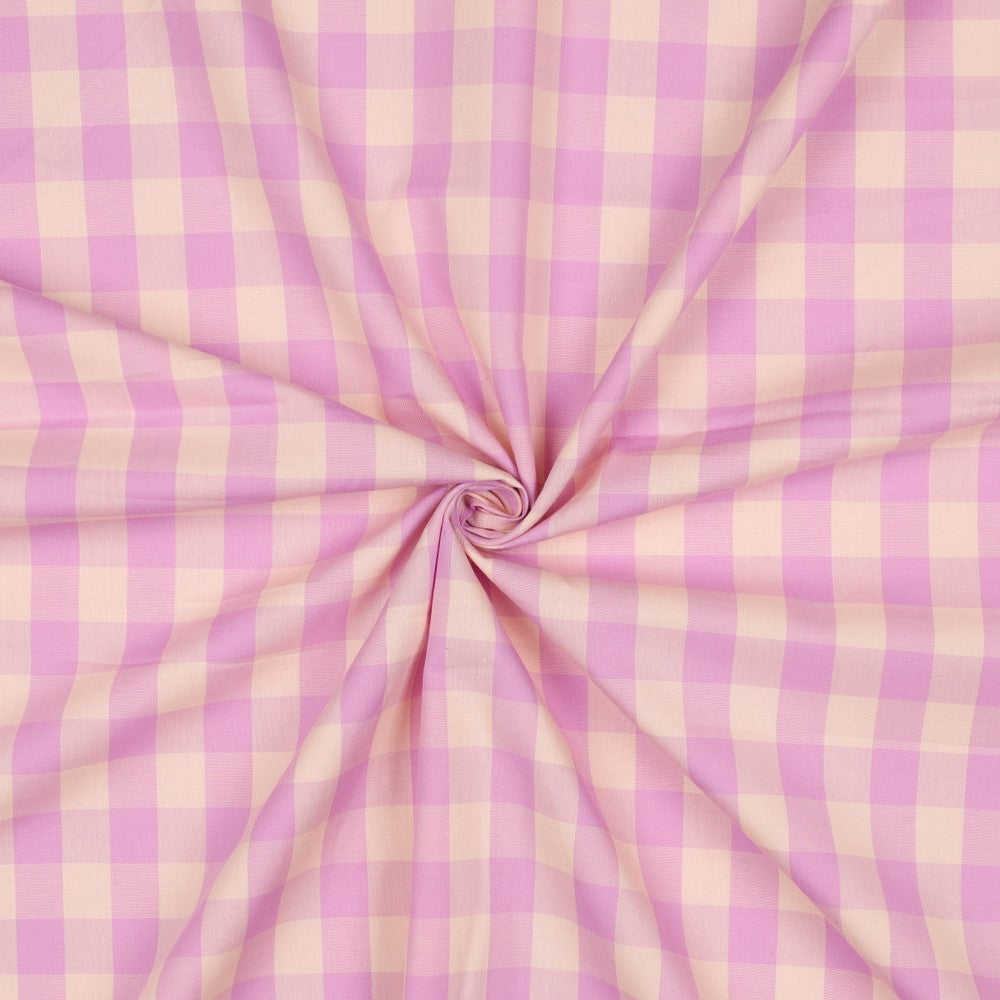 Rutig Vävd Stor 'Peach & Rose'