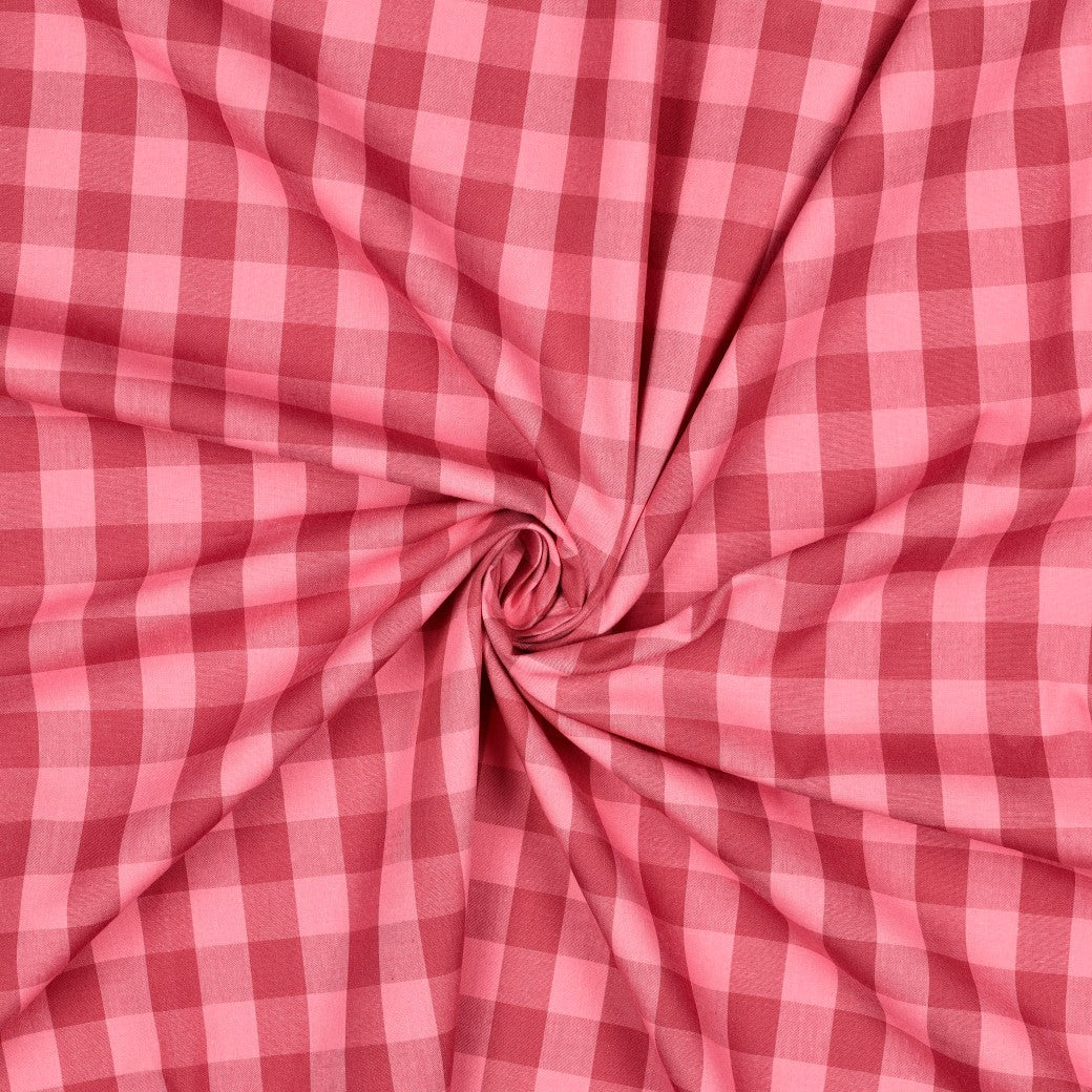 Checkered Woven Big 'Pink'