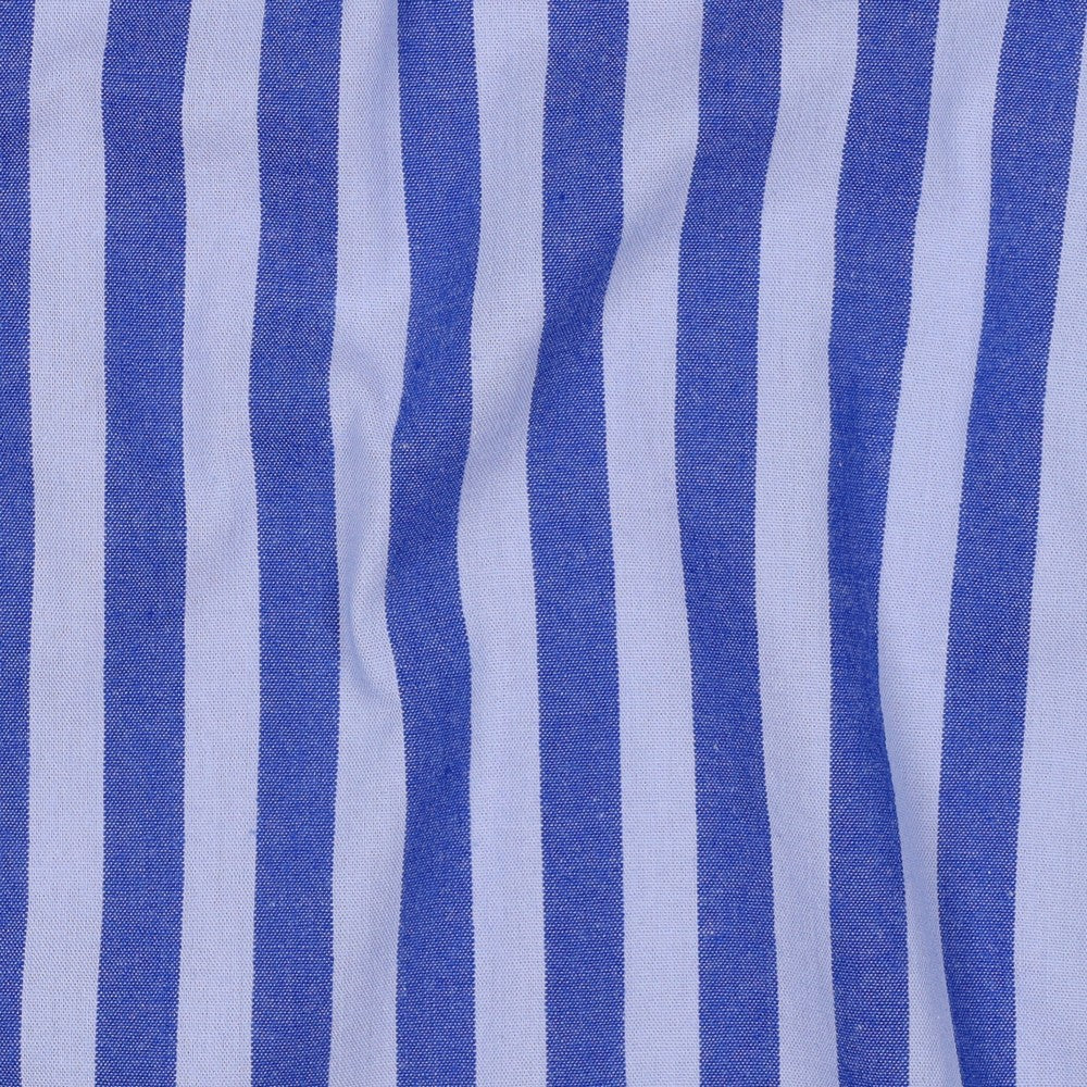 Gewebter Stoff Gestreift 'Dark Blue & Light Blue'