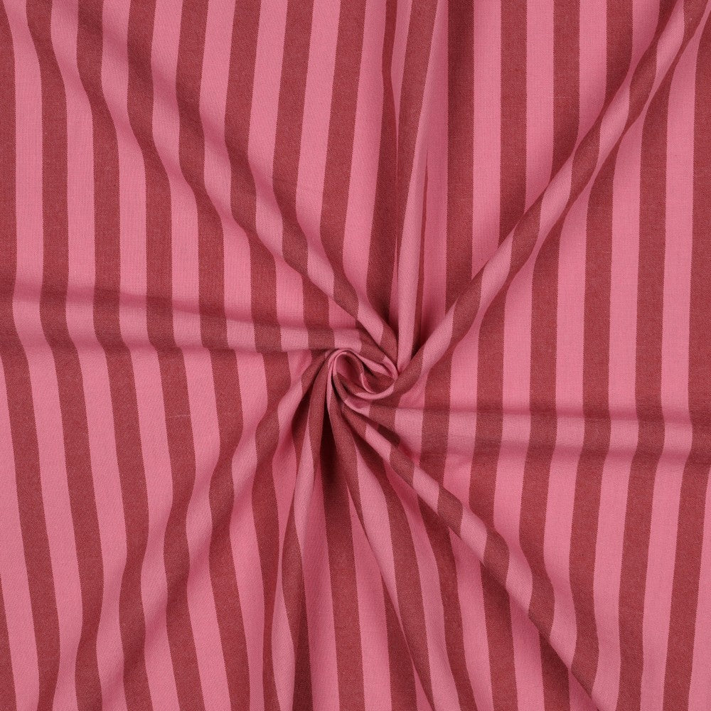 Striped Woven 'Dark Rose & Pink'