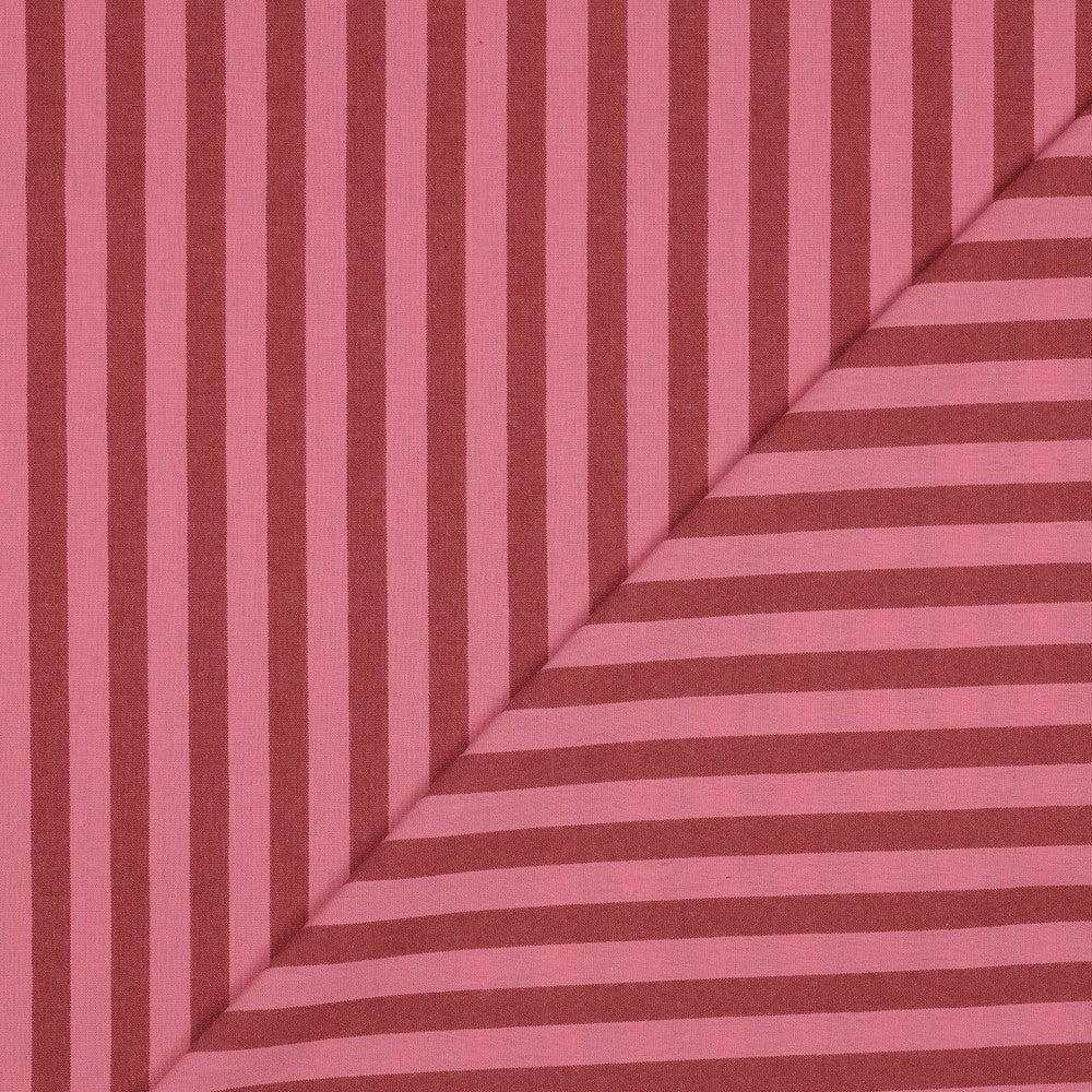 Striped Woven 'Dark Rose & Pink'