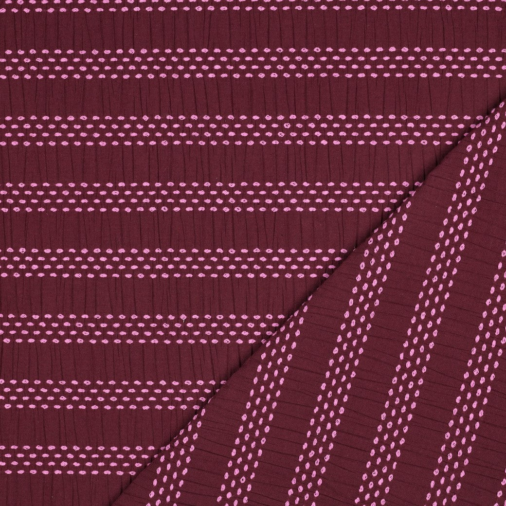 Vävd Dobby Jacquard 'Wine'