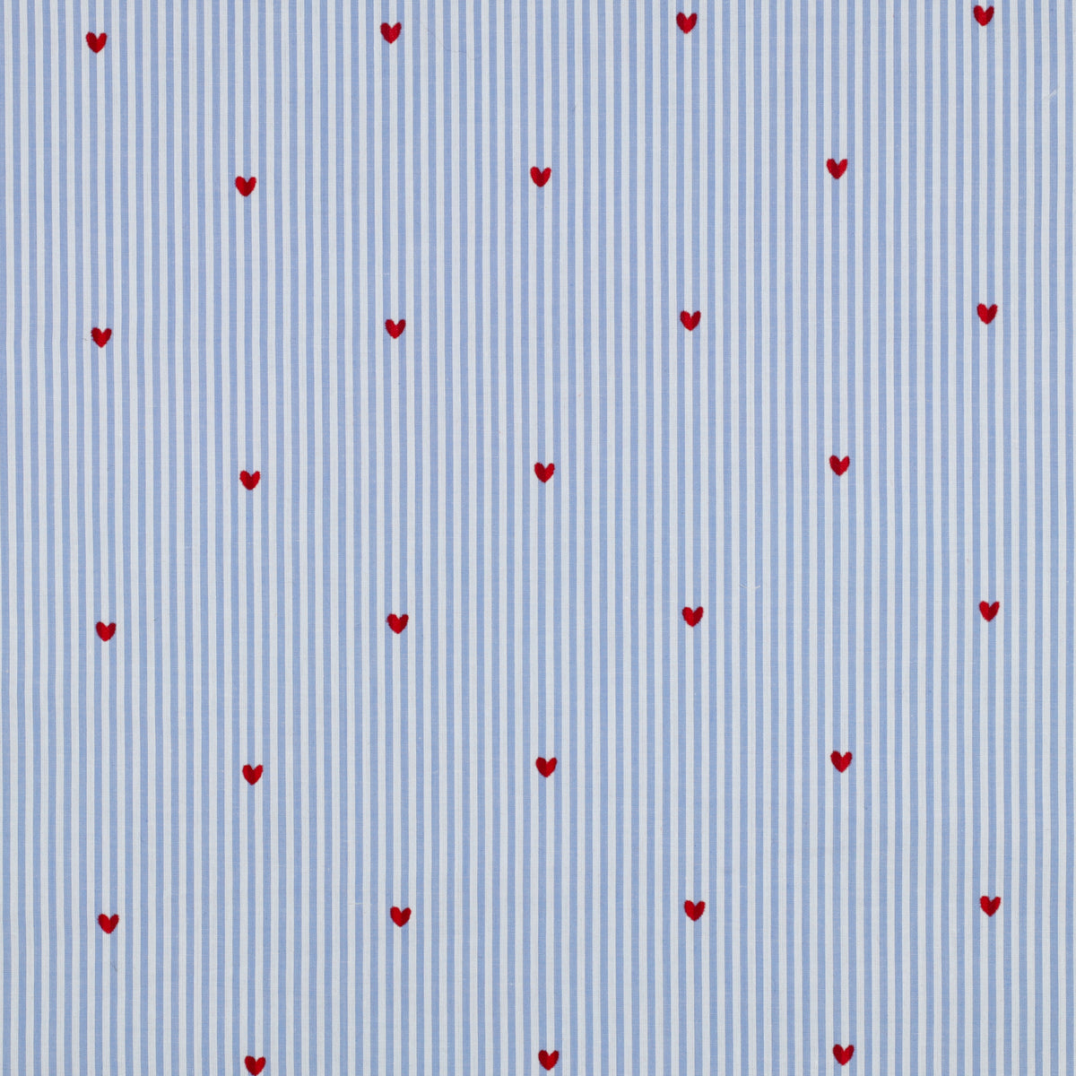 Randig Vävd Hjärta 'Light Blue'