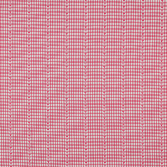 Woven Fabric Hearts 'Pink'
