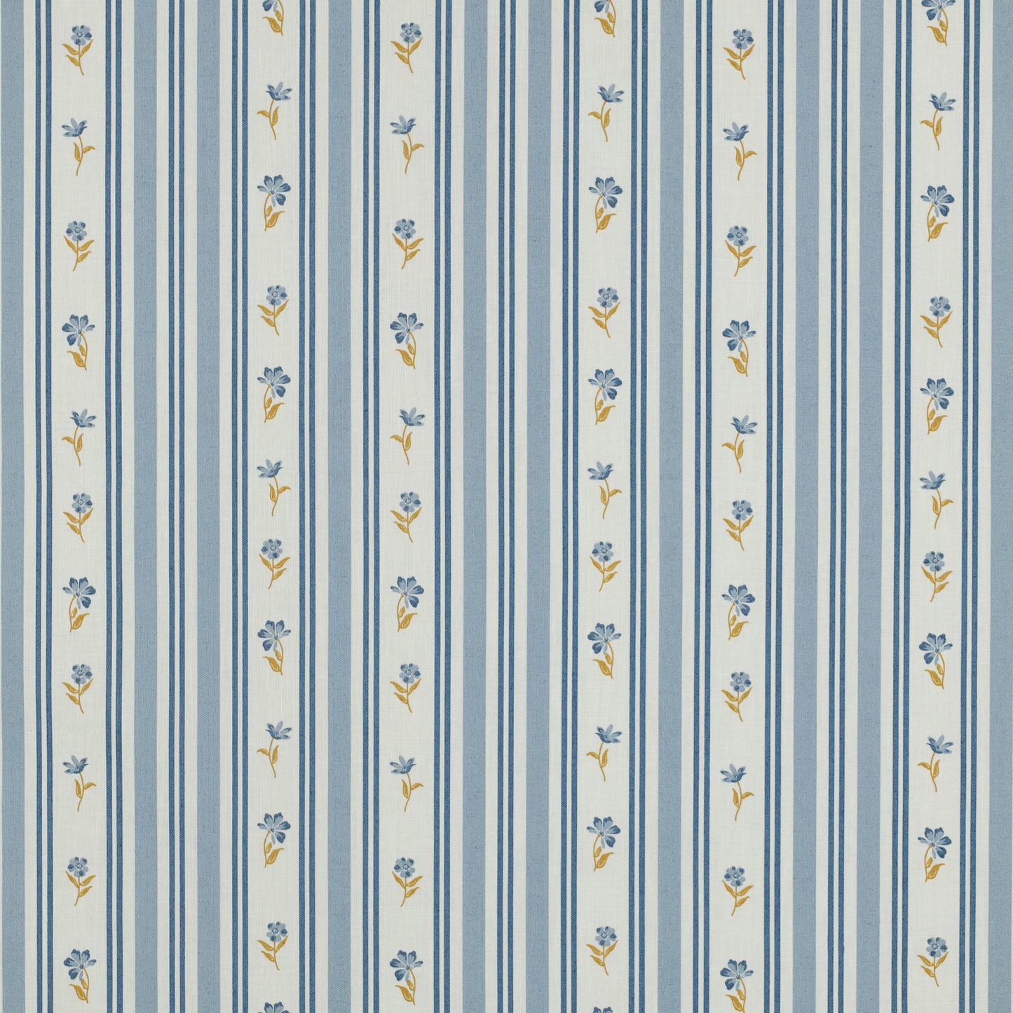 Vävd Blomma Randig 'Blue'