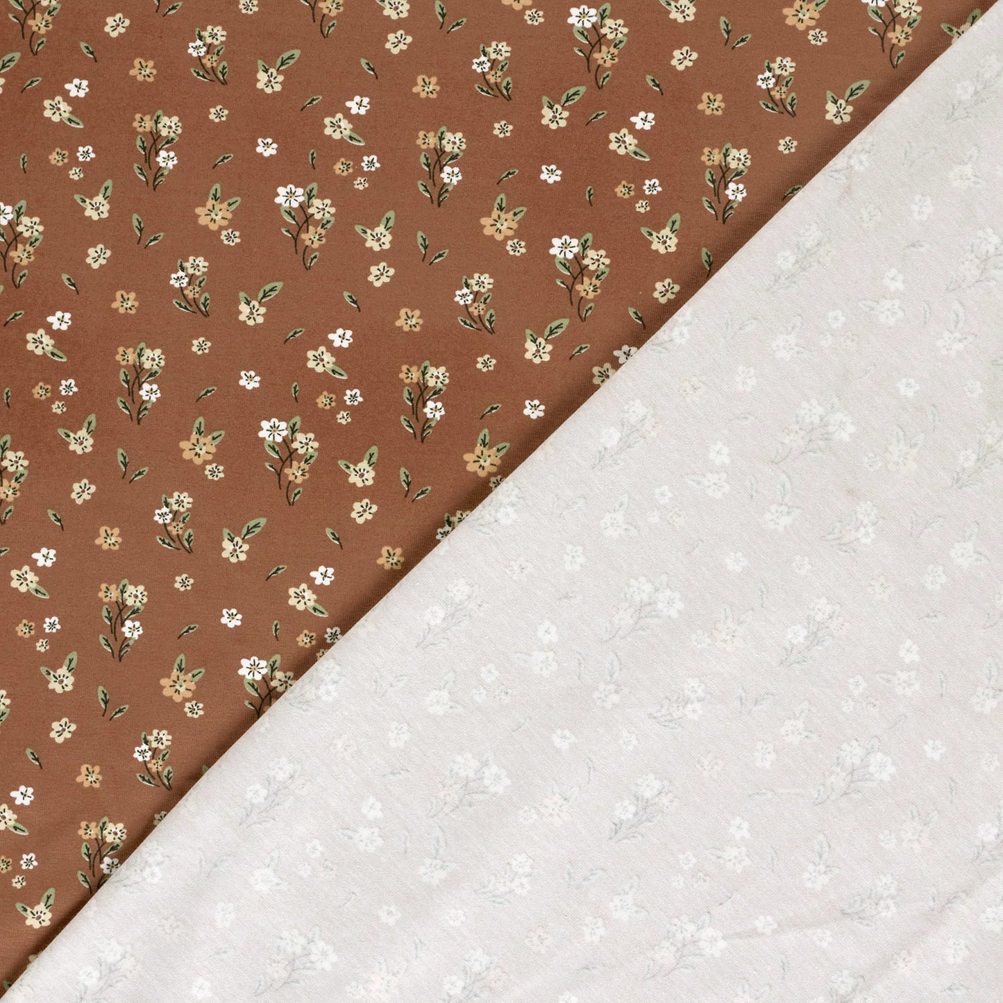 Jersey Blumen 'Red Brown'