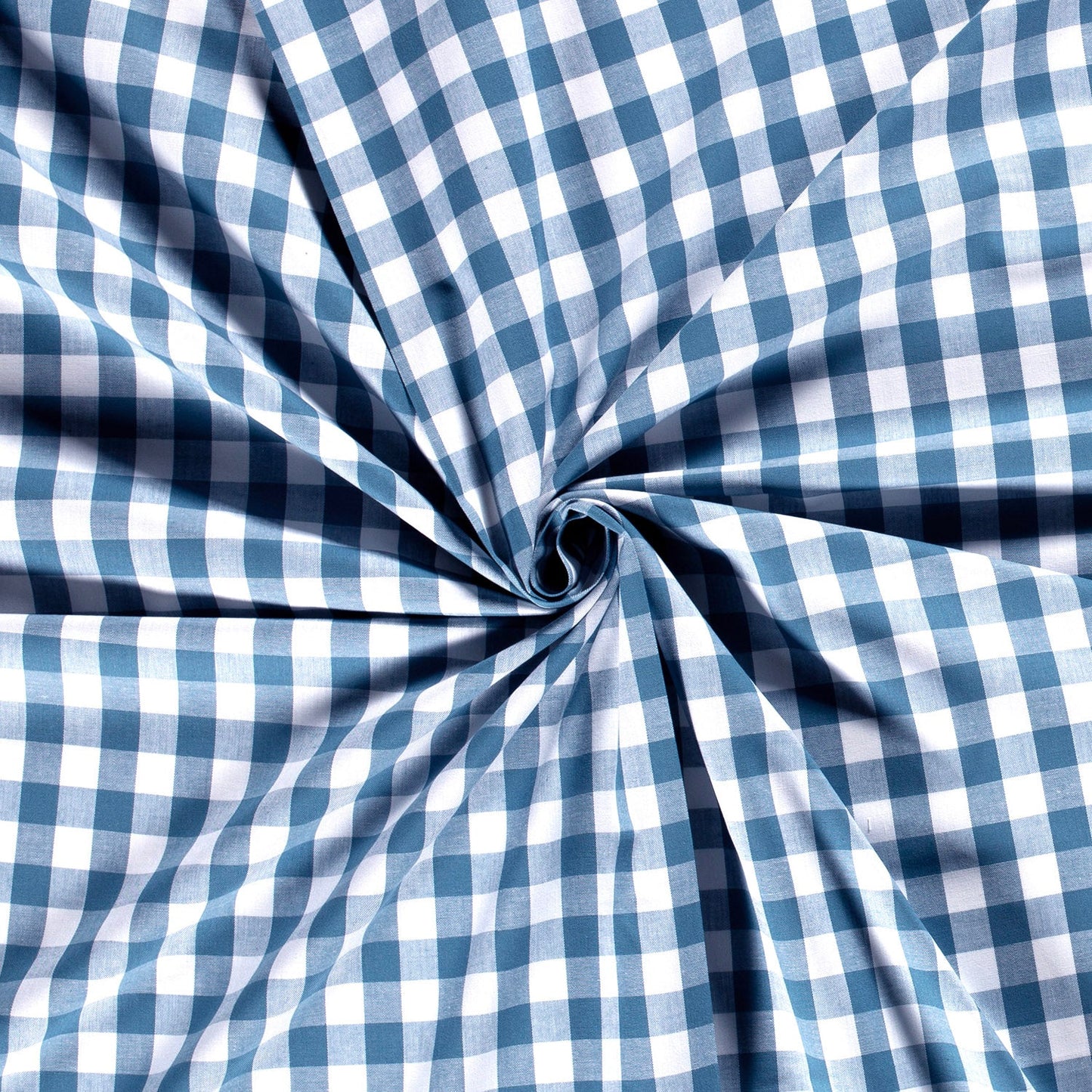 Rutig Vävd Stor 'Cloudy Blue'