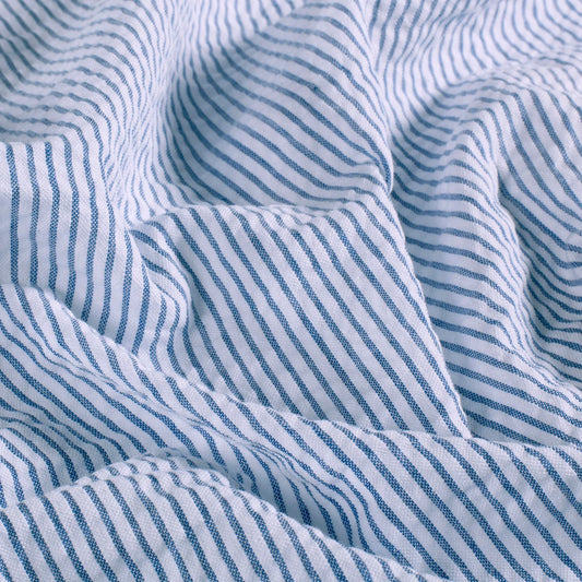 Seersucker Stripes 'blue'
