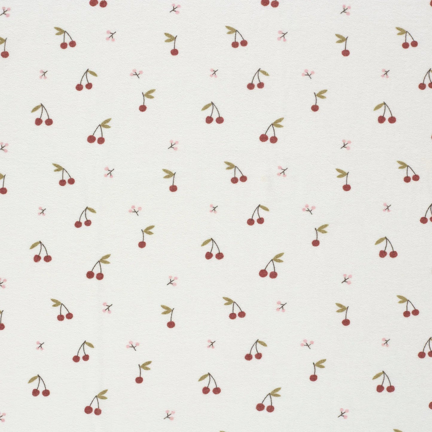 Stretchfrottee Cherry 'Creme'