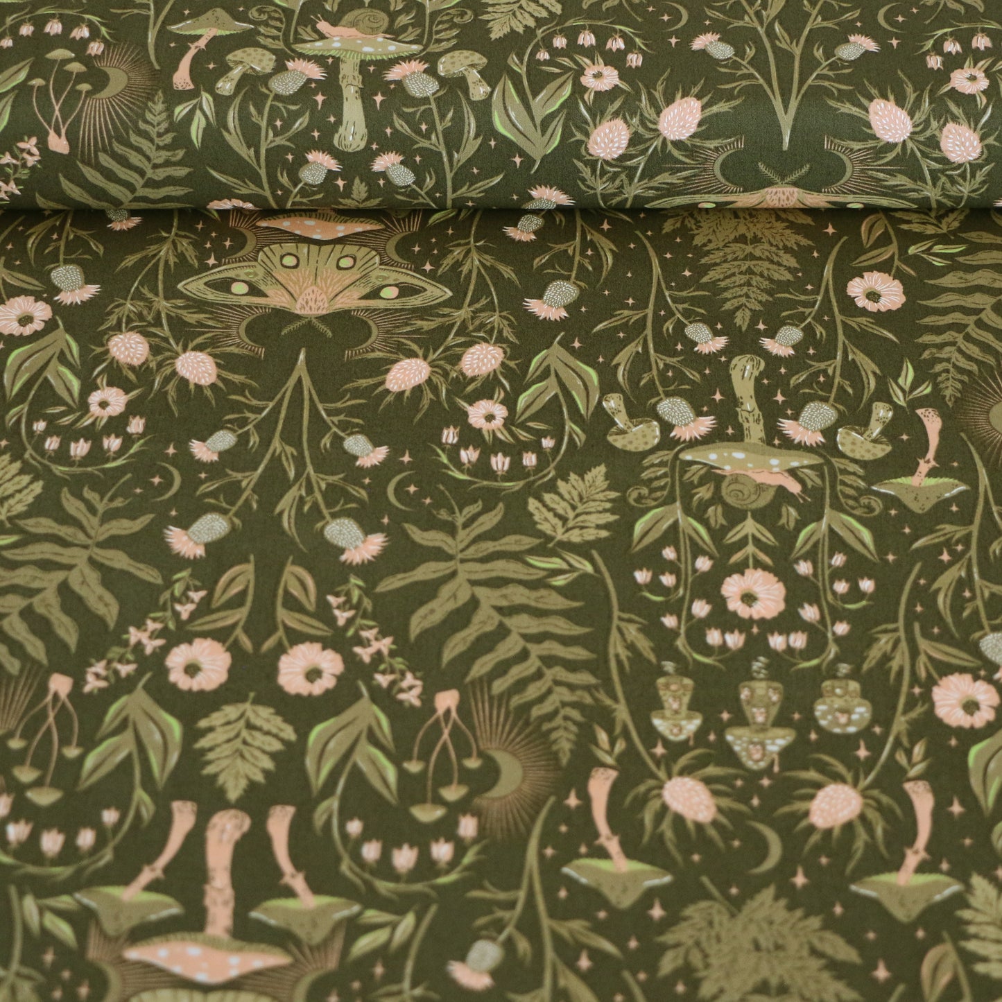 Vävd Skogens Hemligheter 'Olive Green'