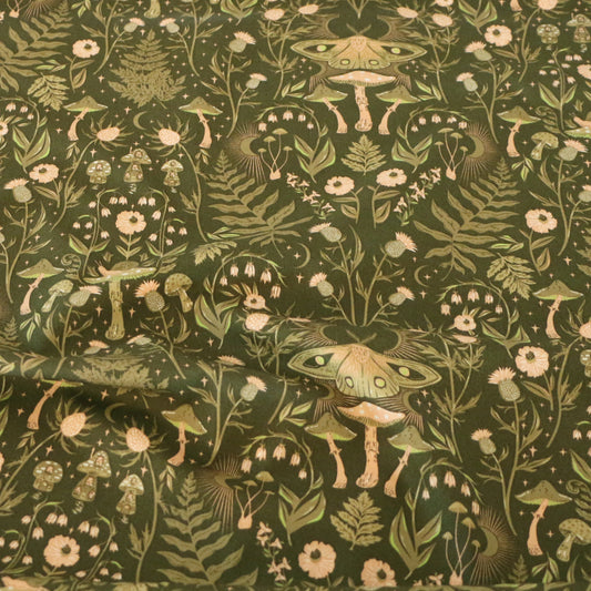 Vävd Skogens Hemligheter 'Olive Green'