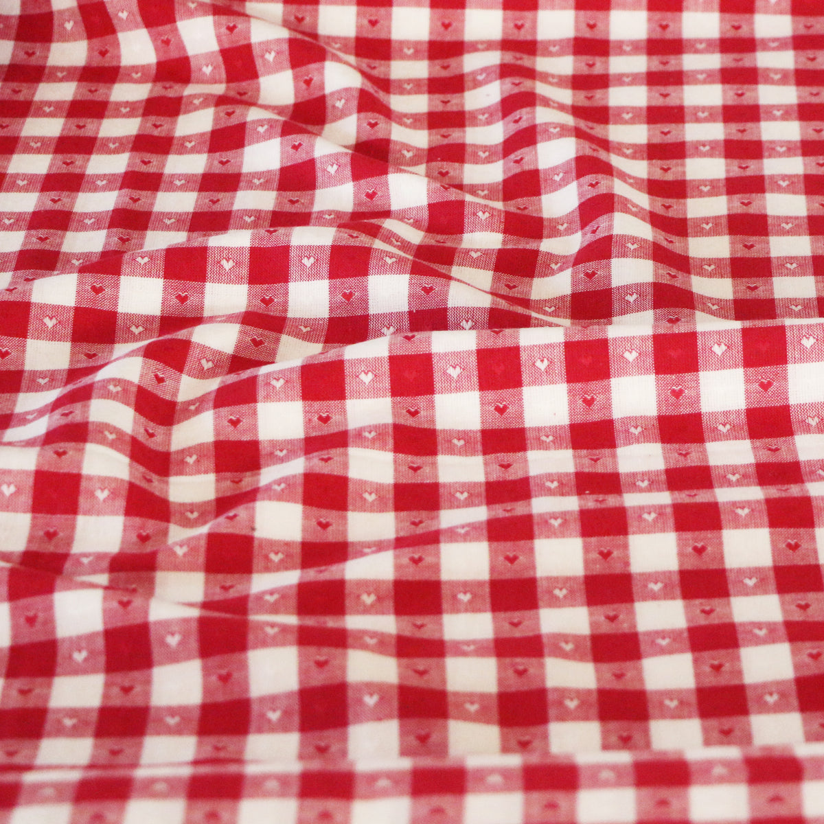 Vävd Hjärta Jul 'Red'