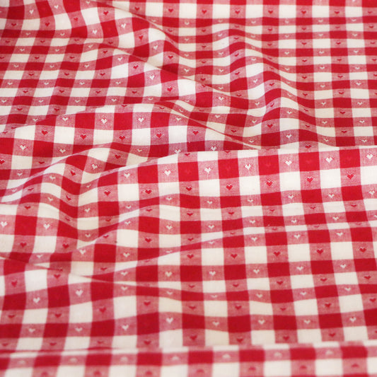 Vävd Hjärta Jul 'Red'