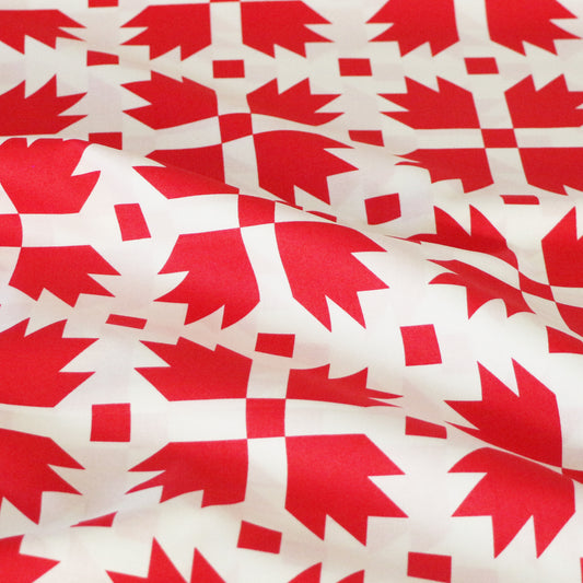 Vävd Patchwork 'Red'
