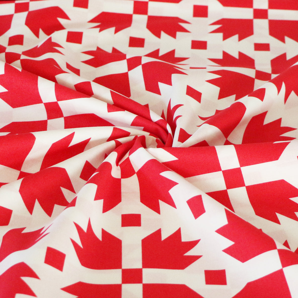 Vävd Patchwork 'Red'