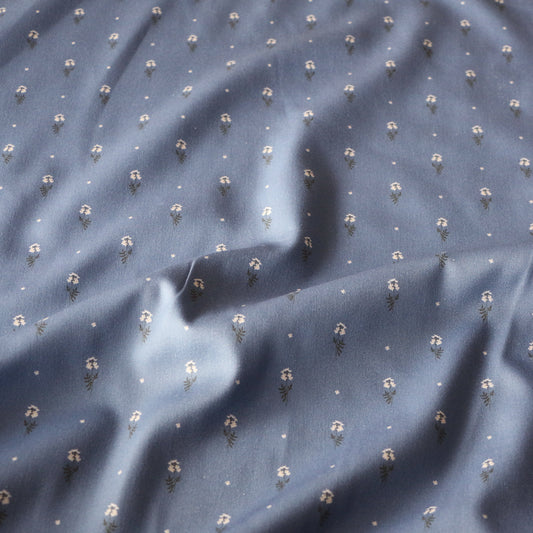 Woven Cotton Yarrow 'Cloudy Blue'  1,5 m PreCut