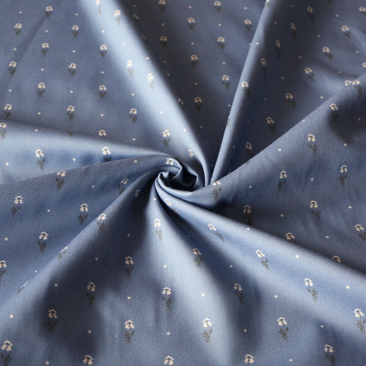 Woven Cotton Yarrow 'Cloudy Blue'  1,5 m PreCut