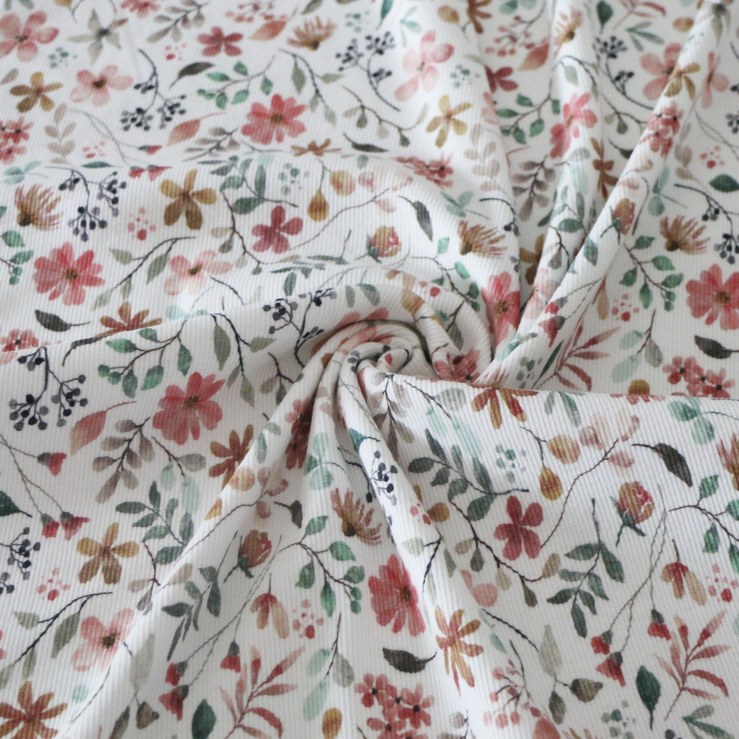 Rippenjersey Aquarell 'Creme'