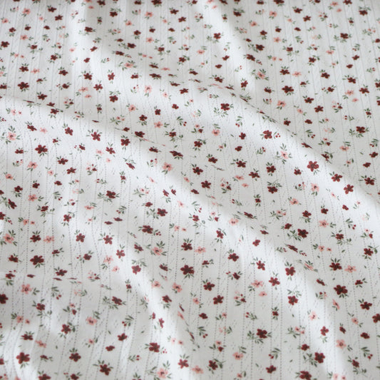 Pointelle Småblom 'Creme'