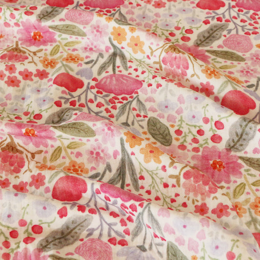 Muslin Aquarell Rosa 'White'