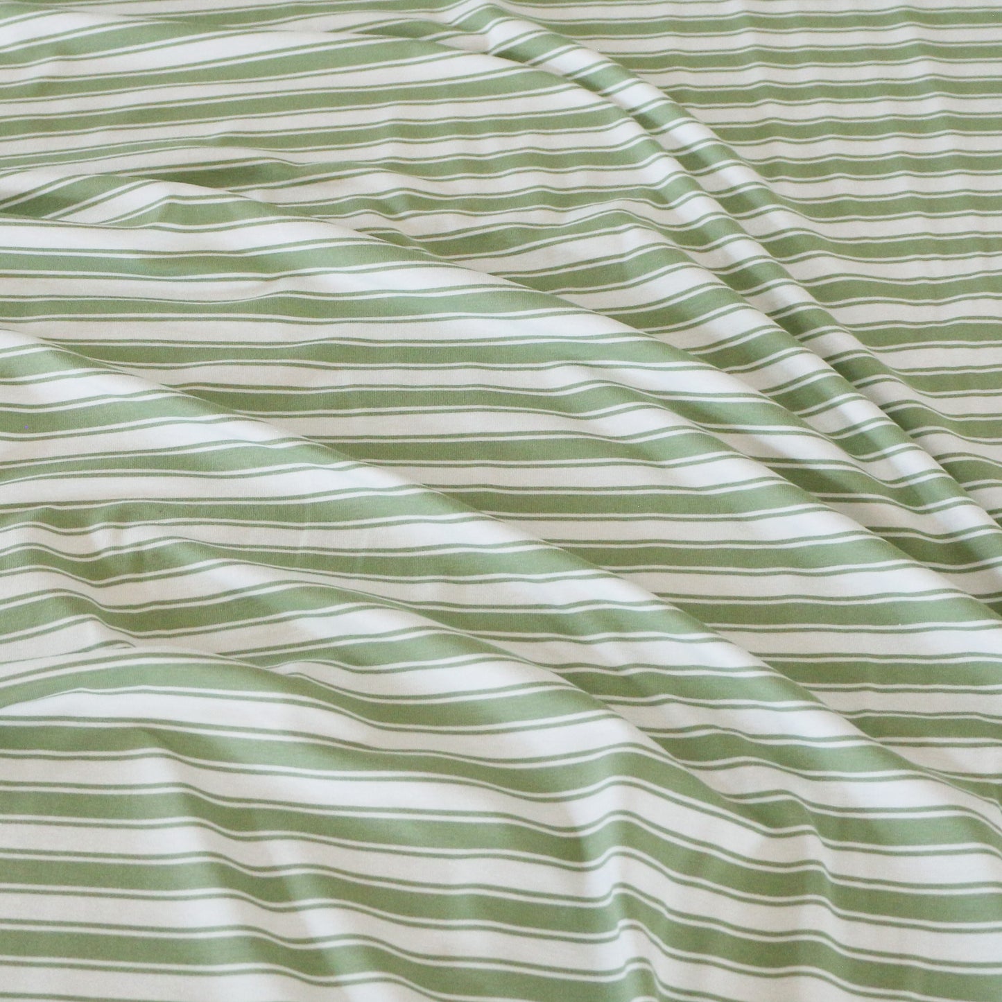 Gestreifter Jersey Retro 'Light Green'