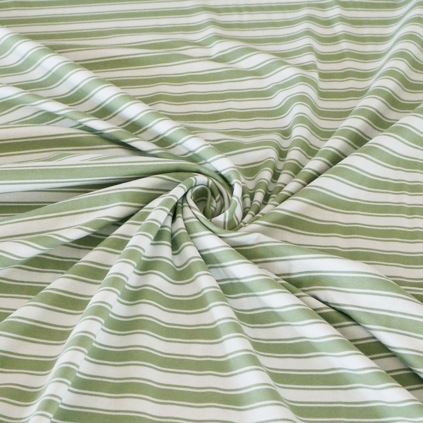 Gestreifter Jersey Retro 'Light Green'