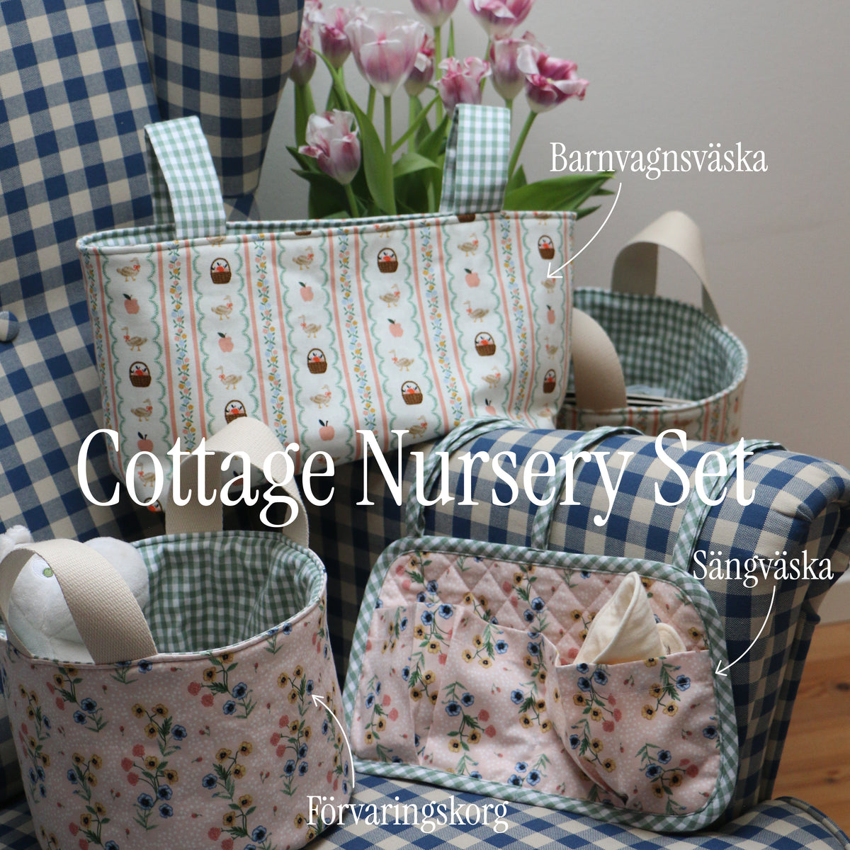 Cottage Nursery Set - PDF symönster