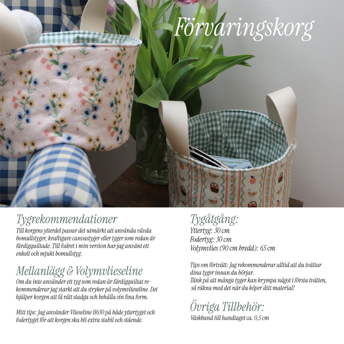 Cottage Nursery Set - PDF symönster