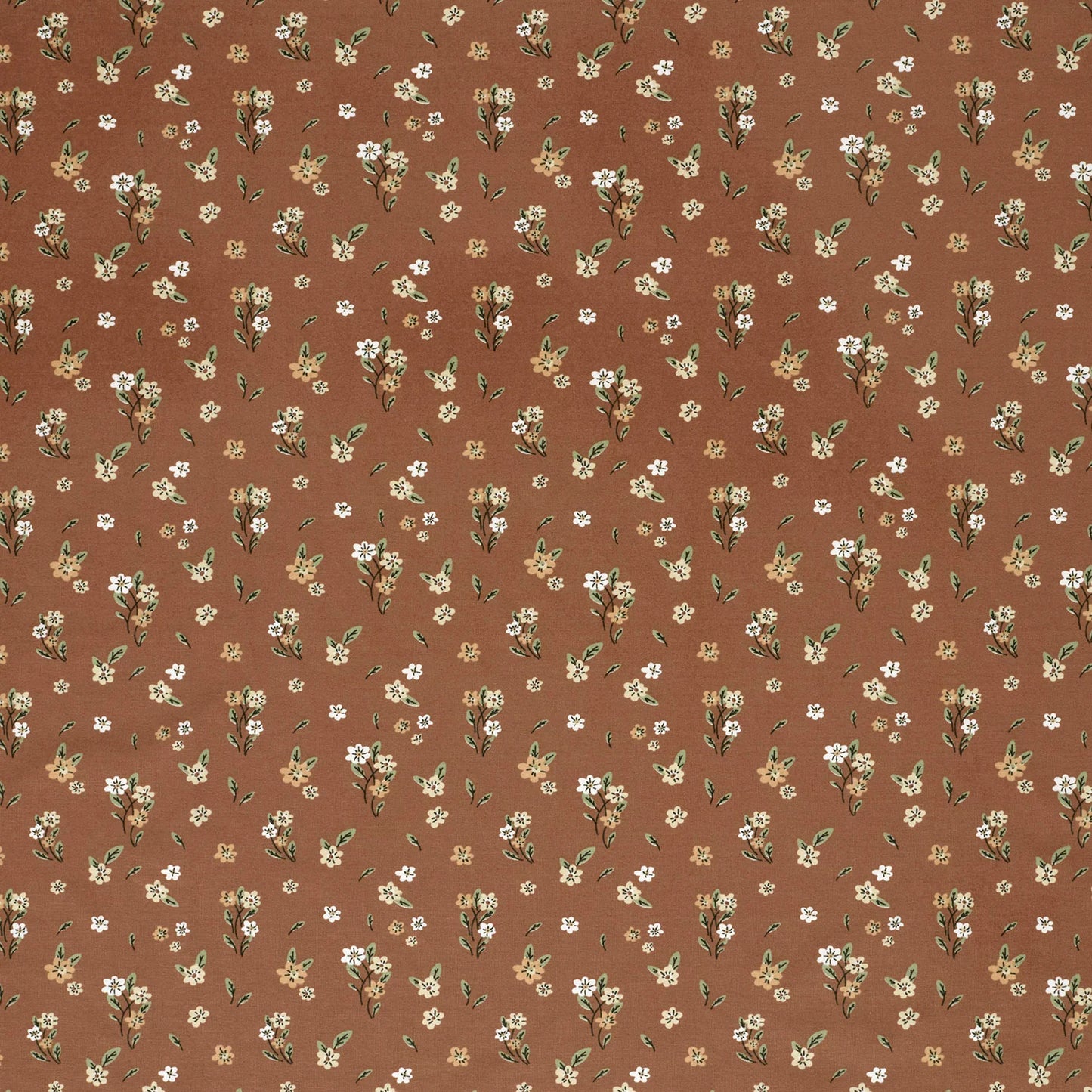 Jersey Blumen 'Red Brown'