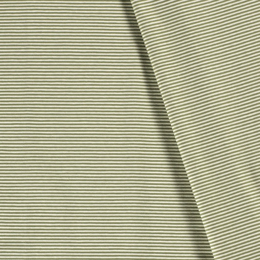 Jersey Streifen 'Green' - 2 m PreCut 