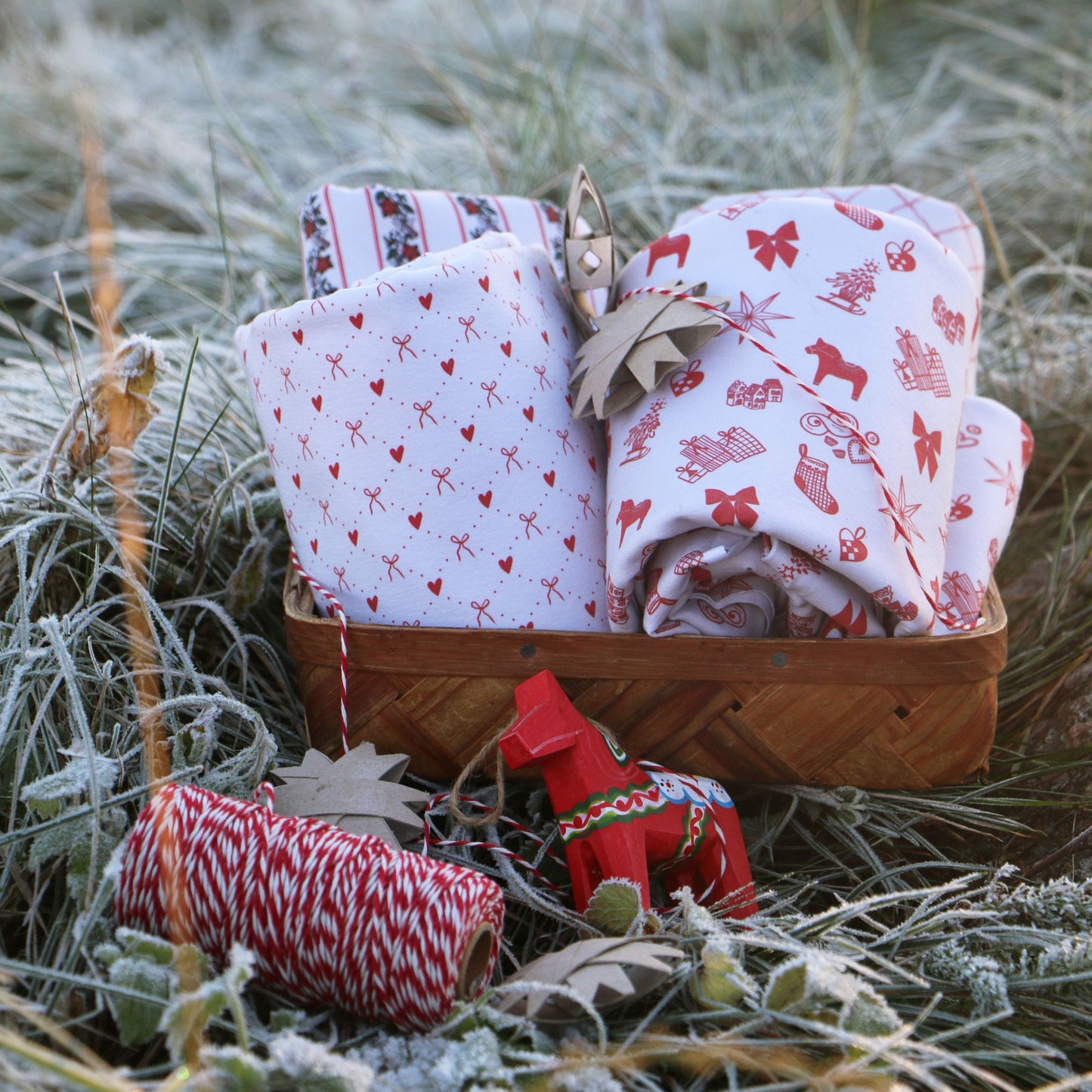 Jersey Jul 'Creme & Red' 